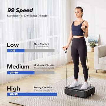 MERACH Mini Vibration Plate for Weight Loss and Muscle Tone