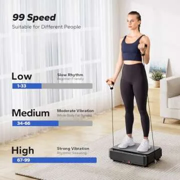 MERACH Mini Vibration Plate for Weight Loss and Muscle Tone