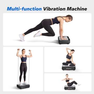 MERACH Mini Vibration Plate for Weight Loss and Muscle Tone