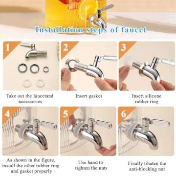 Elegant 2.5L Drink Dispenser for Home Use