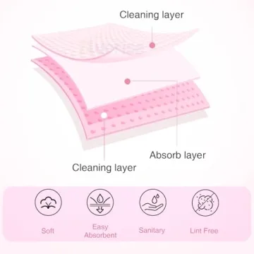 BLUERISE 1200pcs Lint Free Nail Wipes for Perfect Nails