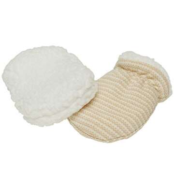 Paladoo Baby Mittens Sherpa Lined Fleece 0-24 Months Winter (0-6 Months 4 Pairs)