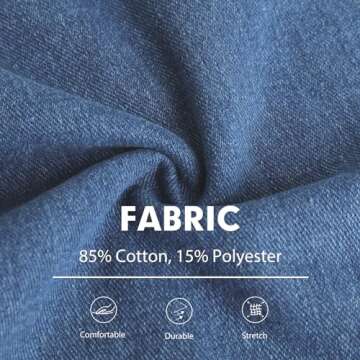 ECUPPER Women Baggy Cargo Jeans Plus Loose Straight Wide Leg Denim Cargo Pants High Waisted Elastic Jean for 90s Streetwear Dark Blue S