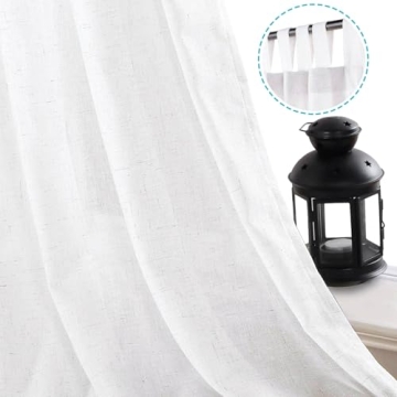 Elegant H.VERSAILTEX Linen Curtains for Light Filtering