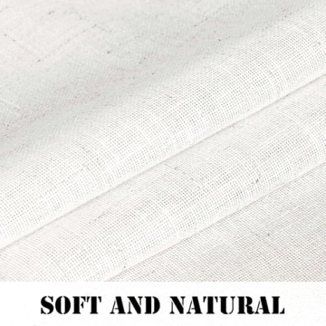 Elegant H.VERSAILTEX Linen Curtains for Light Filtering