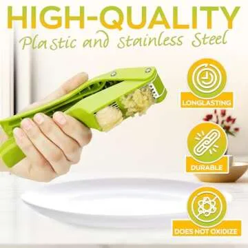 Stainless Steel Garlic Mincer and Chopper Kitchen Tool