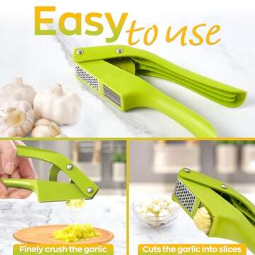 Stainless Steel Garlic Mincer and Chopper Kitchen Tool