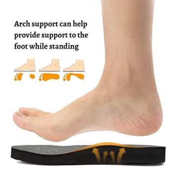 EQUICK Women’s Arch Support Athletic Sandal Yoga Mat Insole Beach Shoes Outdoor Sports and Indoor-U219SLX022-White Gray-40