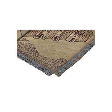 Northwest Woven Tapestry Throw Blanket, 48" x 60", Marauders Map
