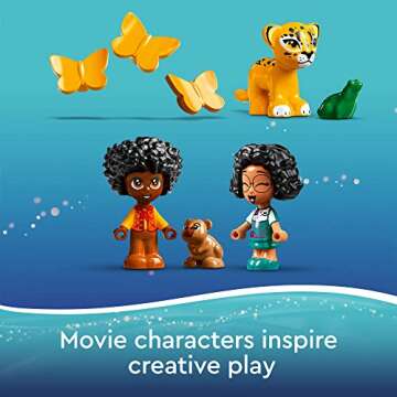 LEGO Disney Encanto Antonio’s Magical Door 43200 Building Kit; A Great Construction Toy for Kids’ Imaginations (99 Pieces)