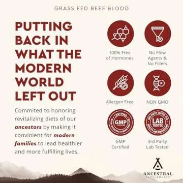 Grass Fed Blood Supplement for Immune & Heart Health
