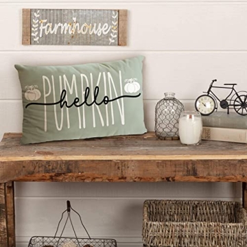 Kithomer Hello Pumpkin Throw Pillow Cover for Fall