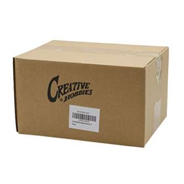 Creative Hobbies® Clear Plastic Bulb Shape Christmas Ornaments 100mm (4 Inch) - Shatterproof & Ready to Decorate | 12 Pack