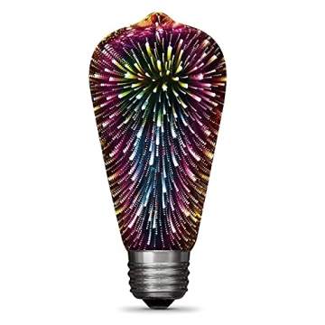 SIOODO Light Bulbs: Decorative 3D LED Bulb with Colorful Illumination for Holiday & Everyday Use