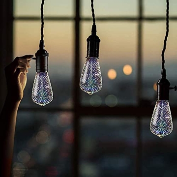 SIOODO Decorative 3D LED Bulb, Colorful Illumination for All Occasions