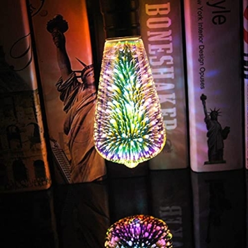 SIOODO Decorative 3D LED Bulb, Colorful Illumination for All Occasions
