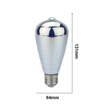 SIOODO Decorative 3D LED Bulb, Colorful Illumination for All Occasions