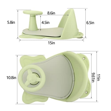 BLANDSTRS Baby Bath Seat - Safe and Comfortable for Bath Time