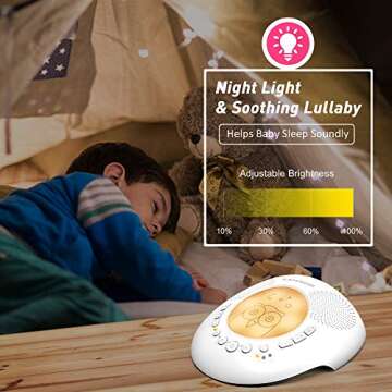 Portable White Noise Machine for Sleep and Relaxation