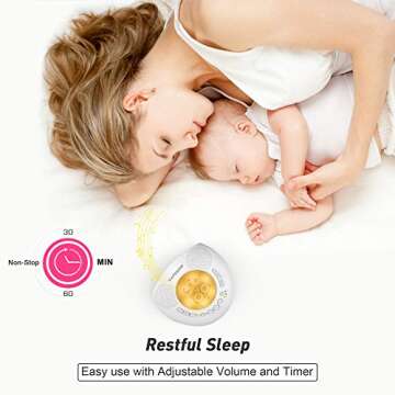 Portable White Noise Machine for Sleep and Relaxation