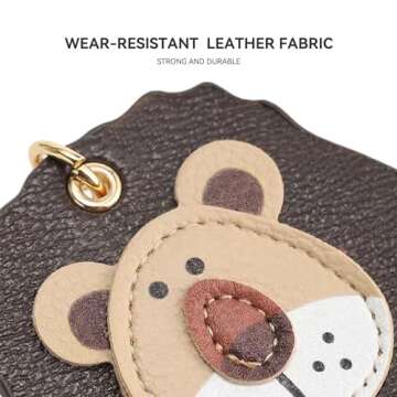 Cute Kawaii Lion Bag Charm Keychain for All Ages