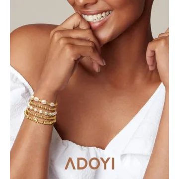 Trendy Gold Beaded Bracelet Set for Women - ADOYI Jewelry