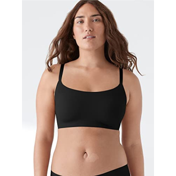 True & Co True Body Scoop Adjustable Strap Bra for Comfort