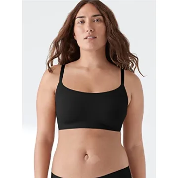 True & Co True Body Scoop Adjustable Strap Bra for Comfort