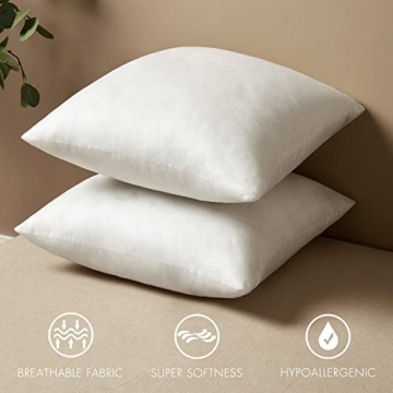 MIULEE Decorative Velvet Pillow Covers Chocolate Set of 2 18x18