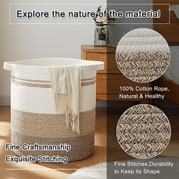 OIAHOMY 80L Decorative Laundry Hamper for Home
