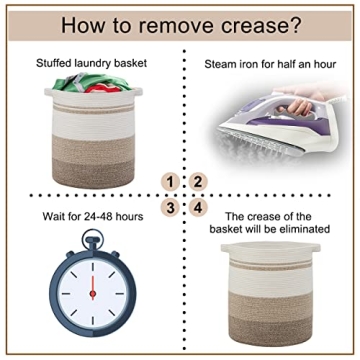 OIAHOMY 80L Decorative Laundry Hamper for Home