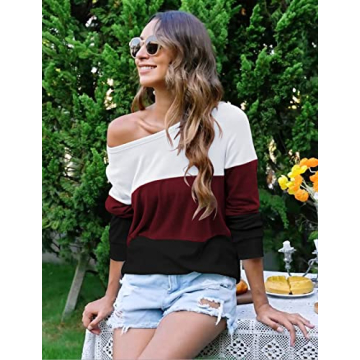 Halife Color Block Tunic Tops for Women - Stylish Comfort