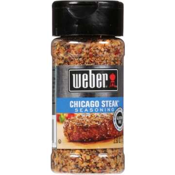 Weber Chicago Steak Seasoning, 2.5 Ounce Shaker