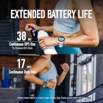 COROS PACE 3 Sport Watch GPS, Lightweight and Comfort, 17 Days Battery Life, Dual-Frequency GPS, Heart Rate, Navigation, Sleep Track, Training Plan, Run, Bike, and Ski (Black Silicone)