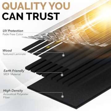 Premium Sound Proof Acoustic Wood Panels for Interiors