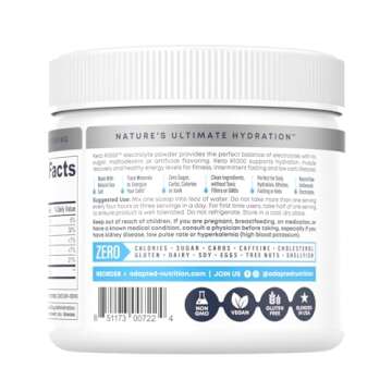 Hi-Lyte Keto K1000 Electrolyte Powder | Unflavored | Hydration Supplement Drink Mix | Boost Energy &...