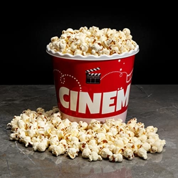 Retro Reusable Popcorn Bowls Set Eco-Friendly Dishwasher Safe