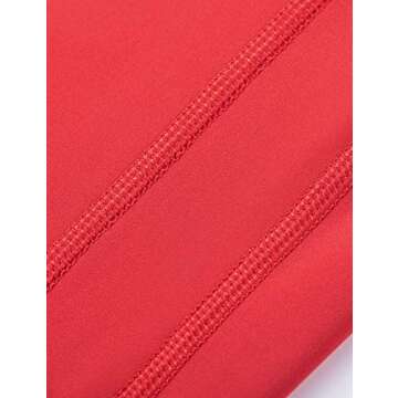 CRZ YOGA Women Naked Feeling Yoga Pants 25 Inches - 7/8 High Waisted Workout Leggings Crimson X-Small