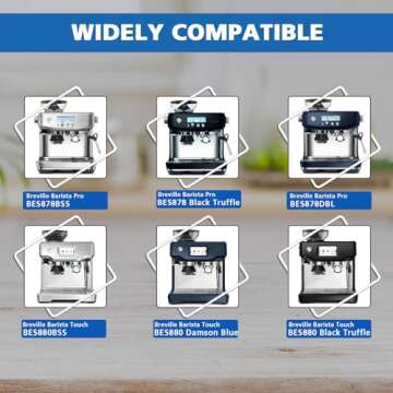 Replacement Water Filter for Breville Barista Touch Espresso Machine BES880, Barista Pro BES878, Ora...