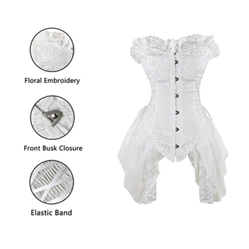 Stylish Gothic Corset Dress for Parties and Cosplay