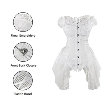 Stylish Gothic Corset Dress for Parties and Cosplay