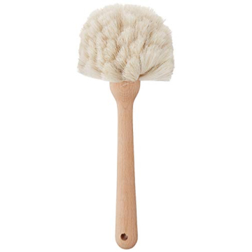 Fox Run Kitchen Brush - Natural Horsehair Cleaning Tool, 10"