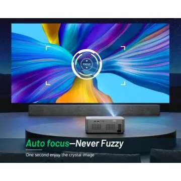 CIBEST 4K Projector with 5G WiFi and Android TV