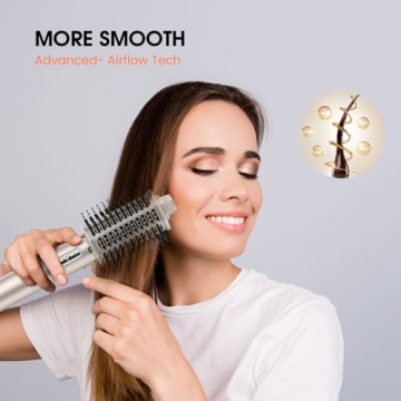 FENTGO 3-in-1 Hair Dryer Brush Fast Drying Styling Tool