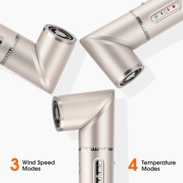 FENTGO 3-in-1 Hair Dryer Brush Fast Drying Styling Tool