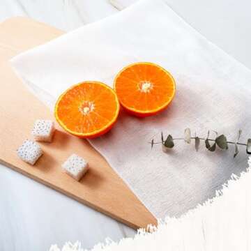 FuWeave 1 Roll Cheese Cloth for Straining 70 Yard 100% Unbleached Cotton Fabric Reusable Cheese Cloth Bulk Cheesecloth Table Runner for Cooking, Wedding Decor, Straining, White(Grade 50)