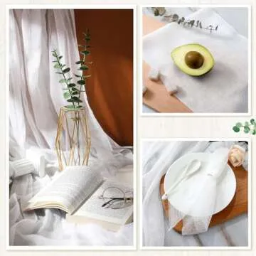 FuWeave 1 Roll Cheese Cloth for Straining 70 Yard 100% Unbleached Cotton Fabric Reusable Cheese Cloth Bulk Cheesecloth Table Runner for Cooking, Wedding Decor, Straining, White(Grade 50)