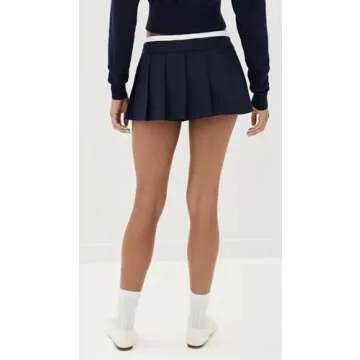 Lioness Women's Dynasty Mini Skort in Navy Blue for Stylish Wear