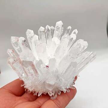 Natural Raw Quartz White Clear Crystal Cluster Healing Stones Crystal Point Specimen Home Decoration Raw Crystals