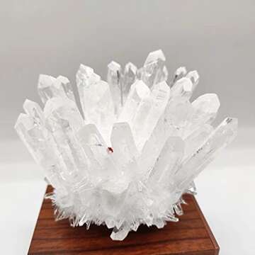 Natural Raw Quartz White Clear Crystal Cluster Healing Stones Crystal Point Specimen Home Decoration Raw Crystals